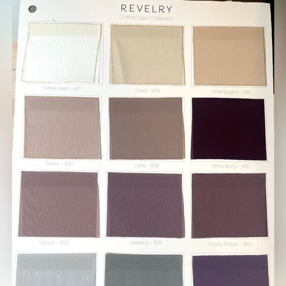 Revelry Look Book & 2022-2023 trending fabric swatches for Bridesmaides Dress - Picture 3 of 4